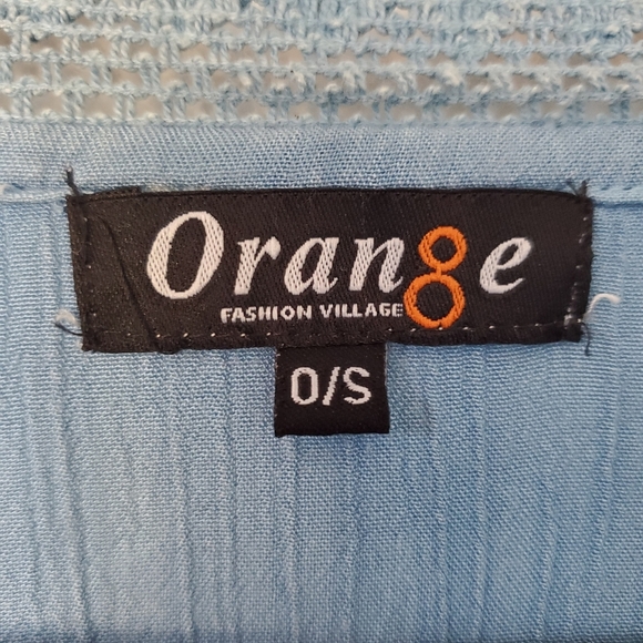 Orange Village Butterfly Lace Poncho – One Size – Denim Blue - Picture 6 of 9